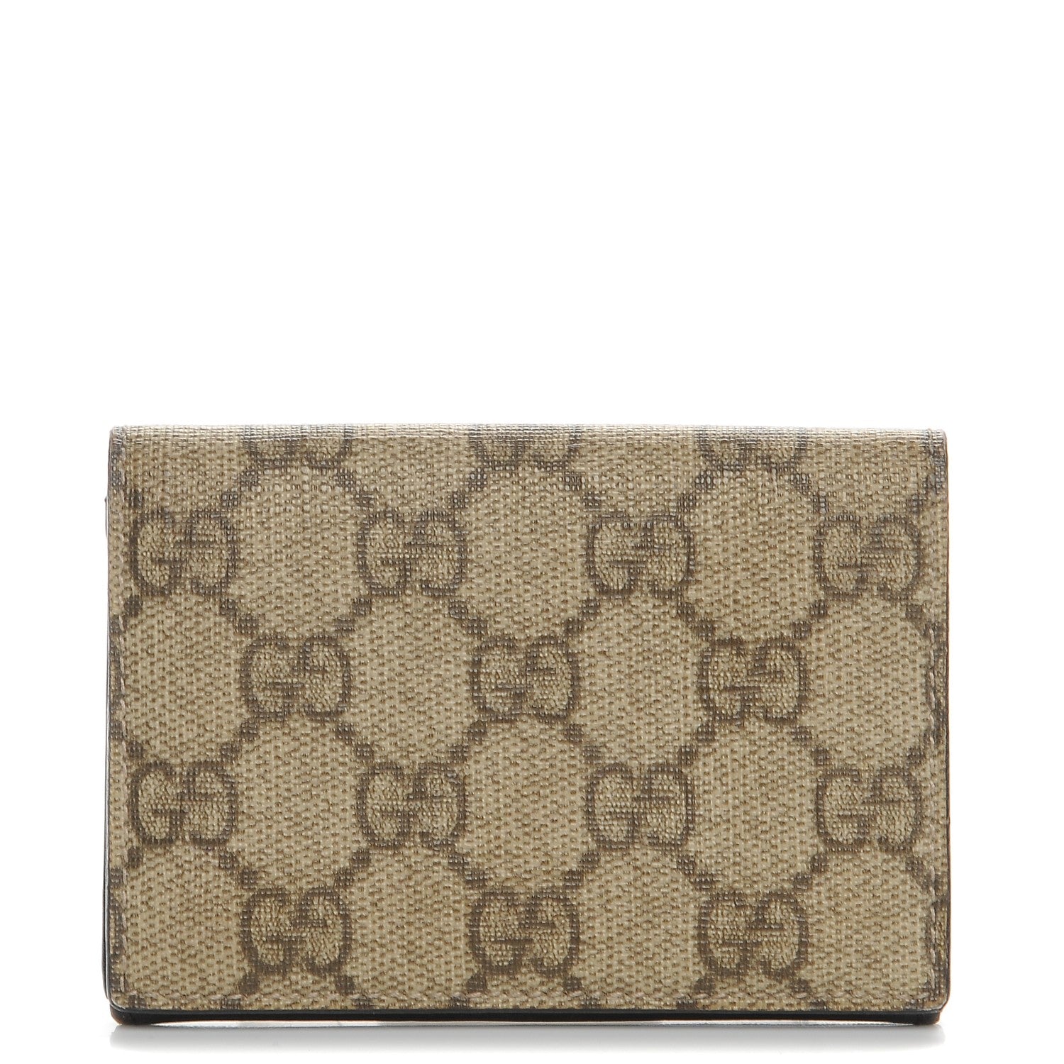Gucci GG Plus Monogram Business Card Case Dark Brown 1 of 7