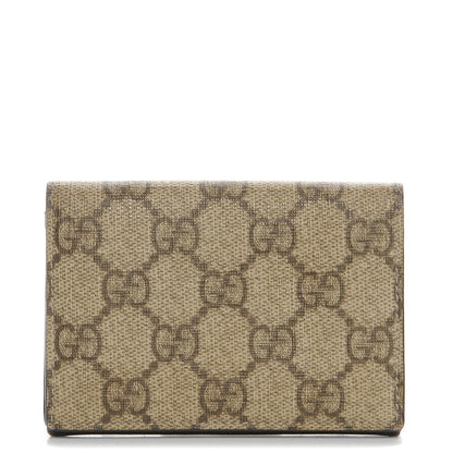 Gucci GG Plus Monogram Business Card Case Dark Brown 1 of 7