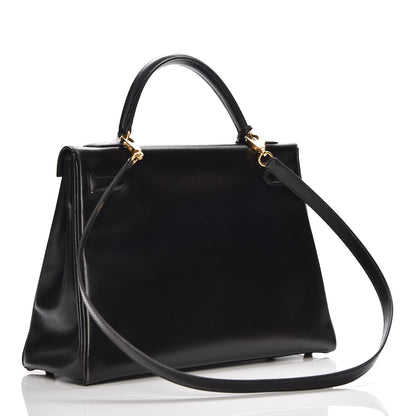 Hermes Box Kelly Retourne 32 Black 4 of 31