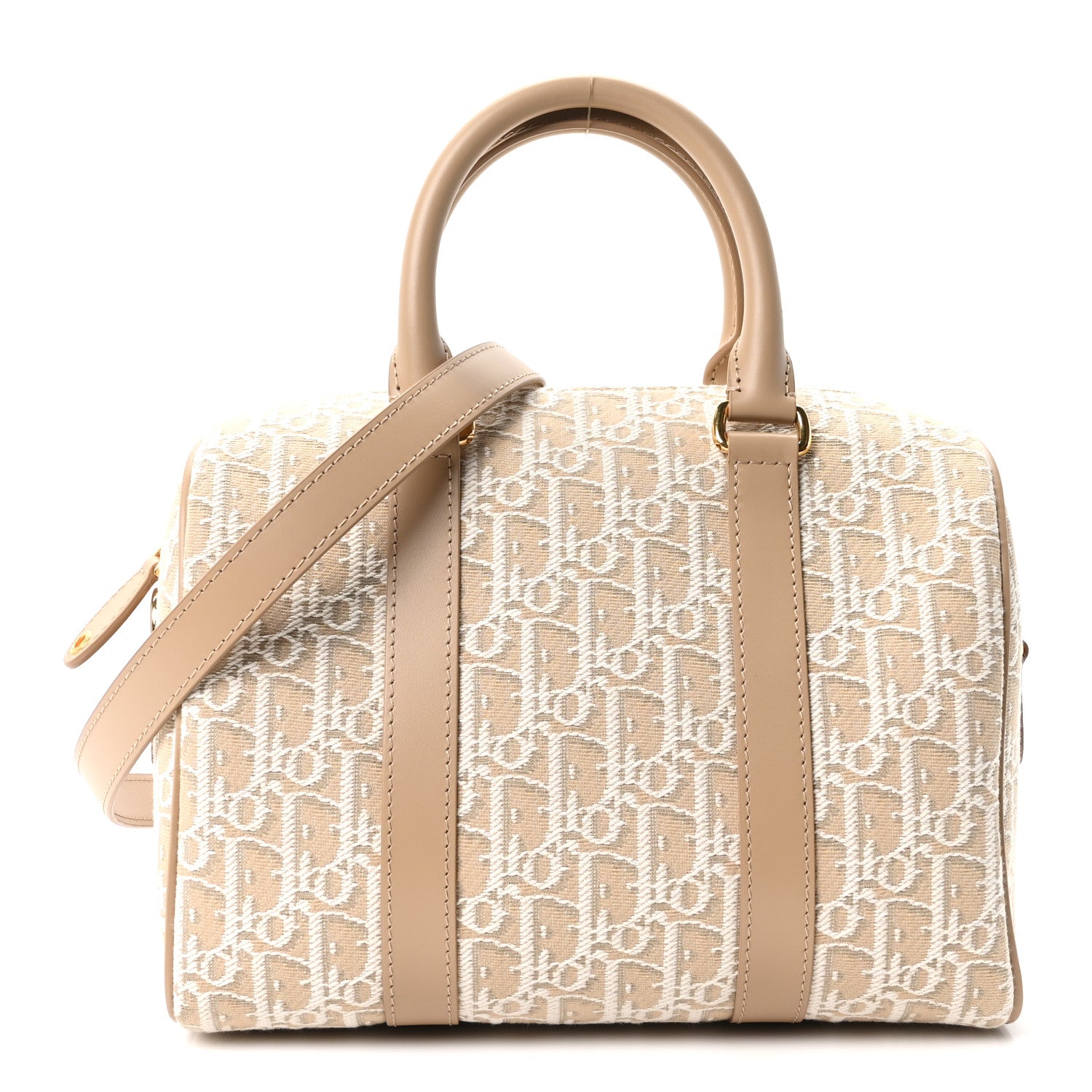 Christian Dior Oblique Groove 25 Bag Natural 1 of 10