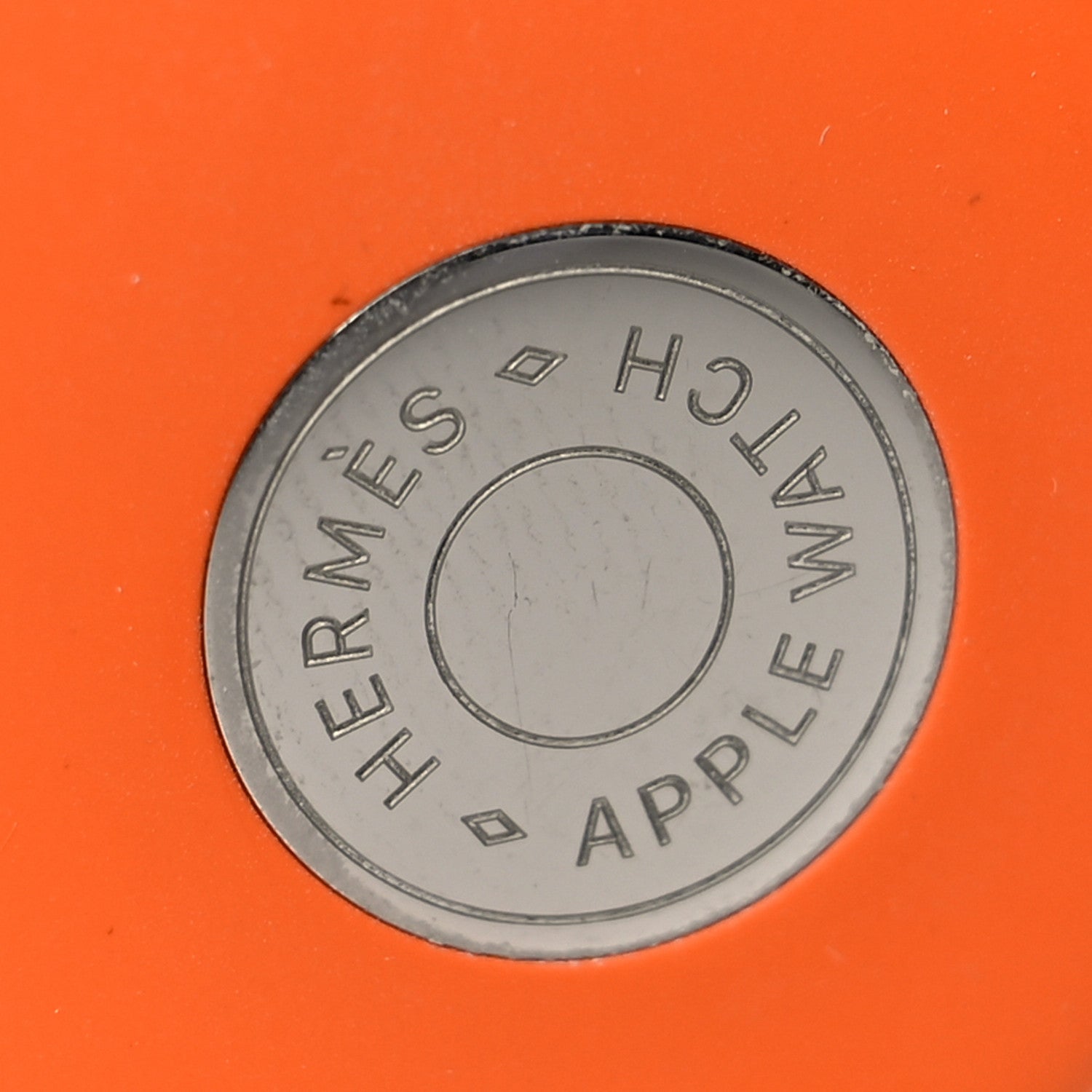Hermes Silicone 44mm Apple Sports Watch Single Tour Band Orange 3 of 4