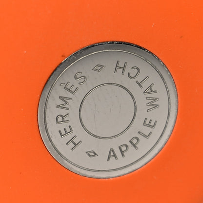 Hermes Silicone 44mm Apple Sports Watch Single Tour Band Orange 3 of 4
