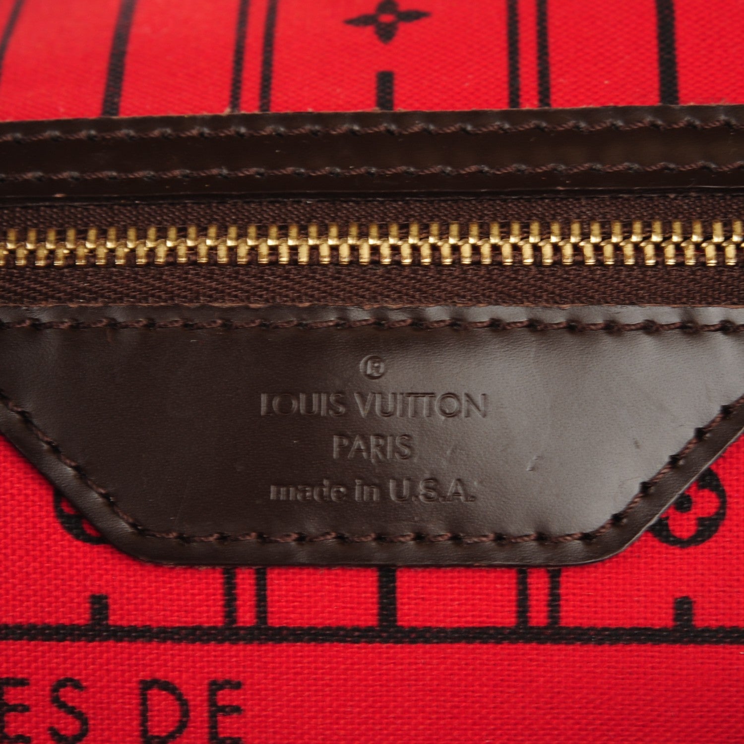 Louis Vuitton Damier Ebene Neverfull PM 6 of 7