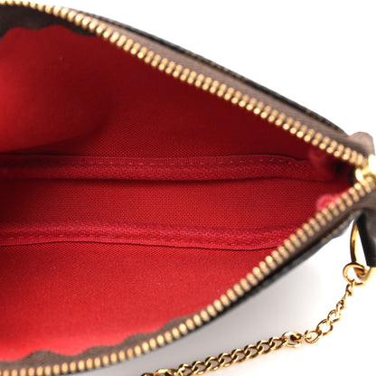 Louis Vuitton Damier Ebene Mini Pochette Accessories 5 of 9