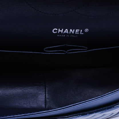 Chanel Patent Jumbo Double Flap Navy Blue 5 of 7