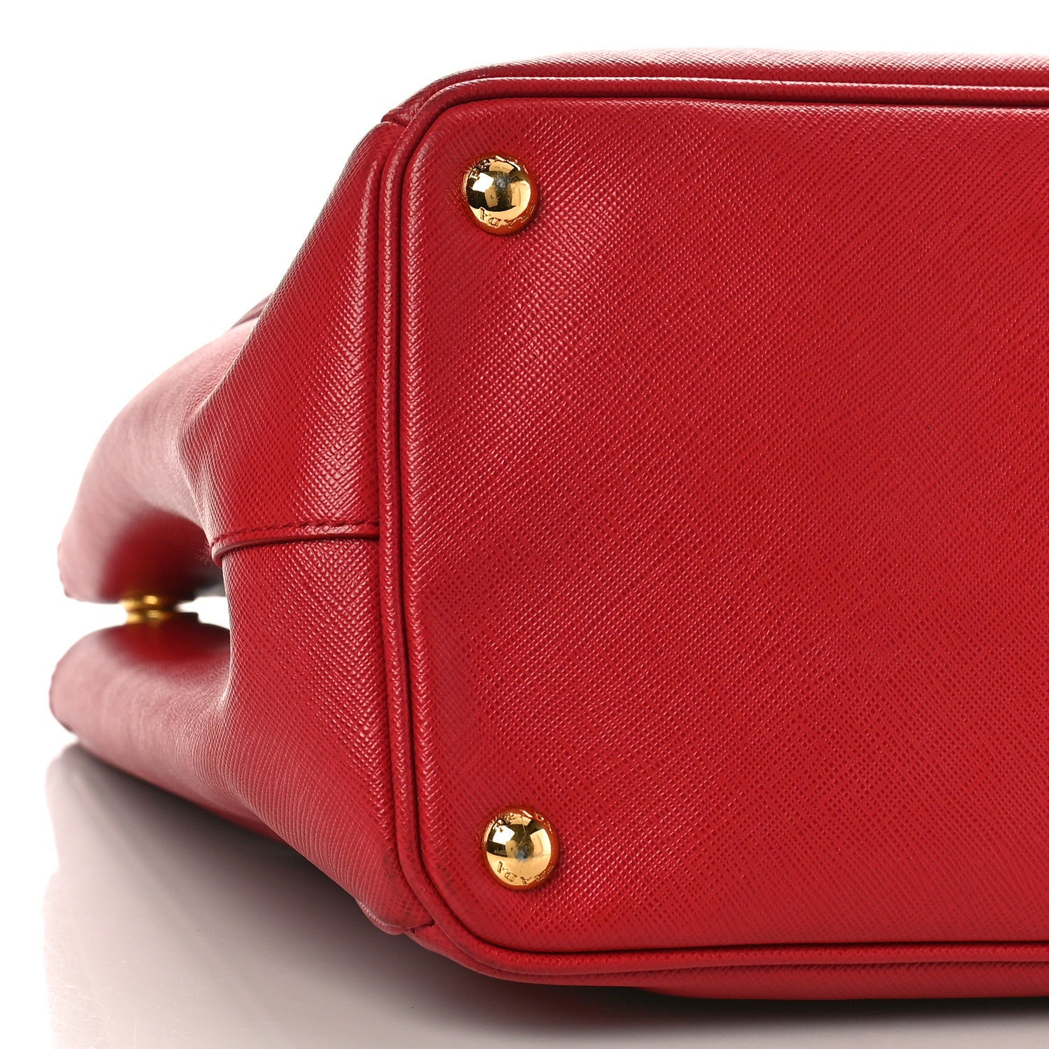 Prada Saffiano Medium Galleria Double Zip Tote Fuoco 7 of 8