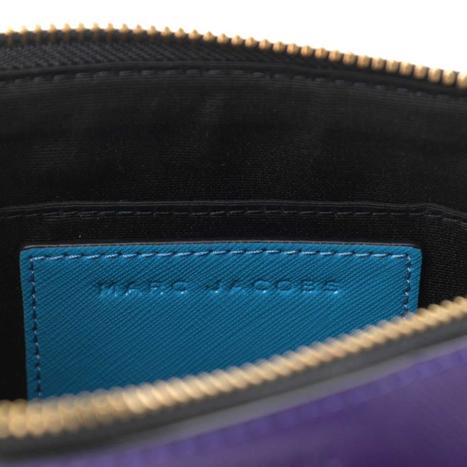 Marc Jacobs Saffiano Small Snapshot Camera Bag Blue Multicolor 6 of 8