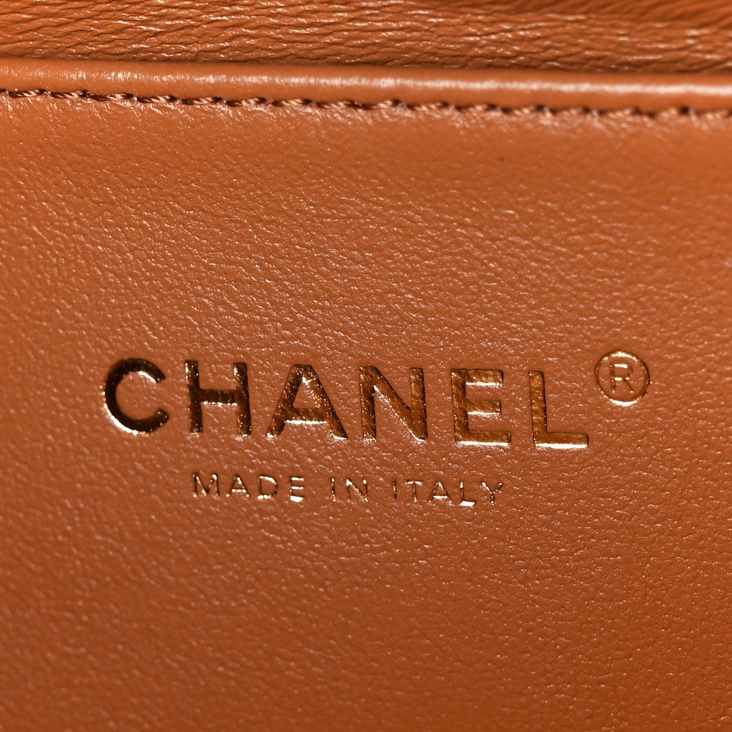 Caviar Chevron Quilted Medium Boy Flap Brown