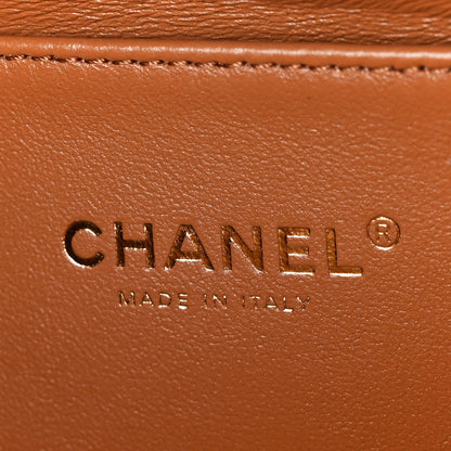 Chanel Caviar Chevron Quilted Medium Boy Flap Brown 6 of 10