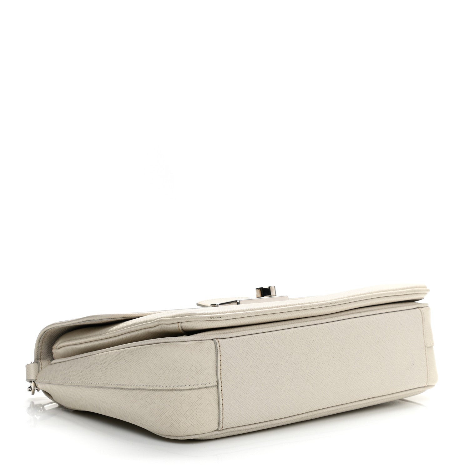 Prada Saffiano Lux Sound Top Handle Pomice 4 of 13