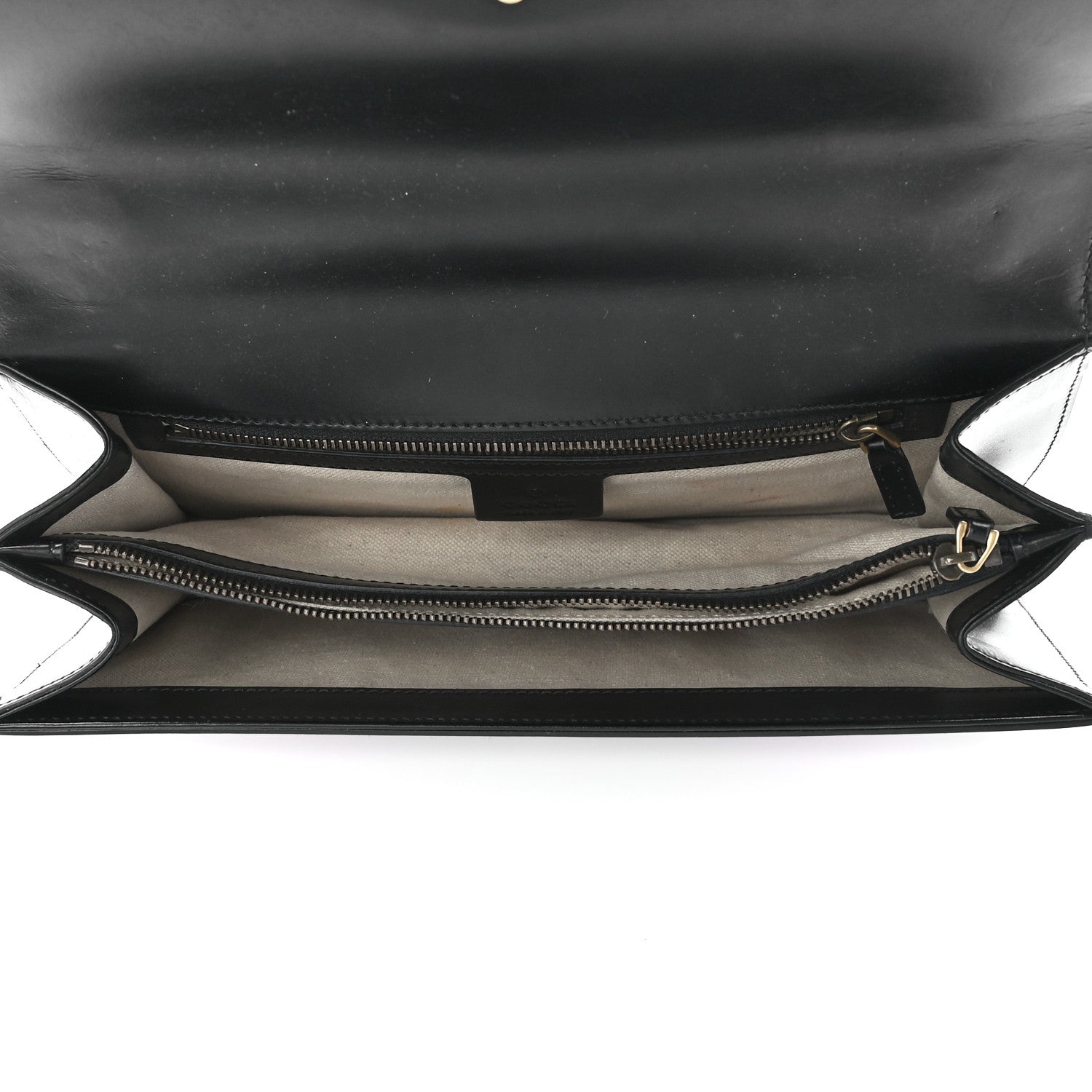 Gucci Knight Calfskin Malaga Kid Heart Medium GG Marmont Chain Handle Bag Black Hibiscus Red Multicolor 5 of 13