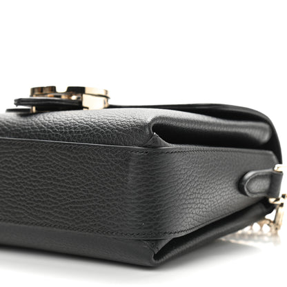 Gucci Dollar Calfskin Interlocking G Crossbody Bag Black 11 of 11
