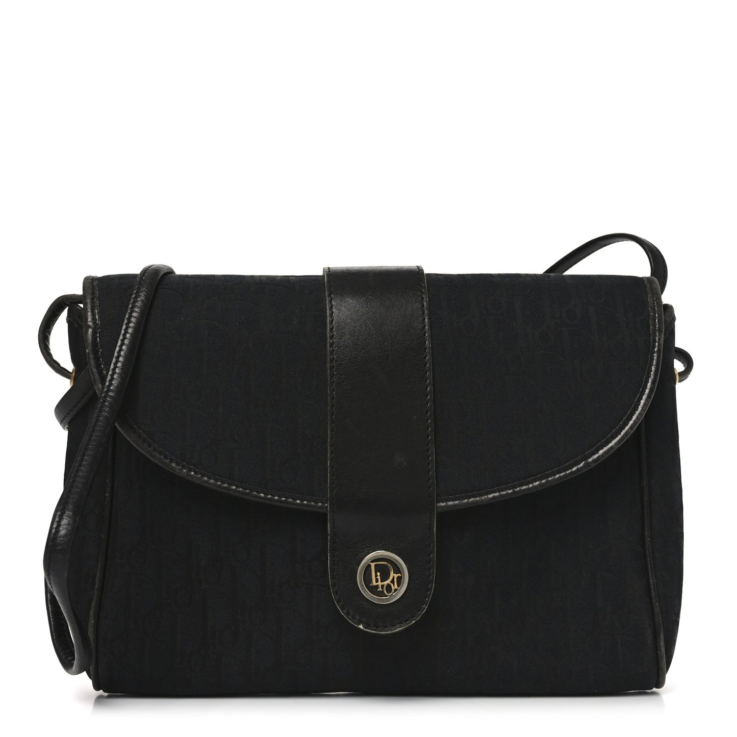 Canvas Trotter Crossbody Black