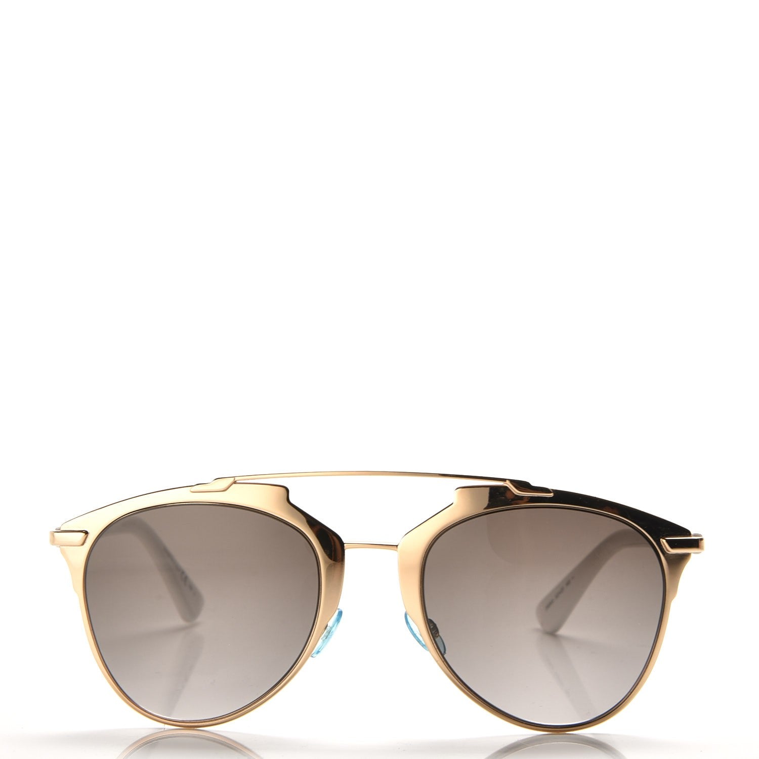 Christian Dior Reflected Sunglasses Gold White 3 of 8