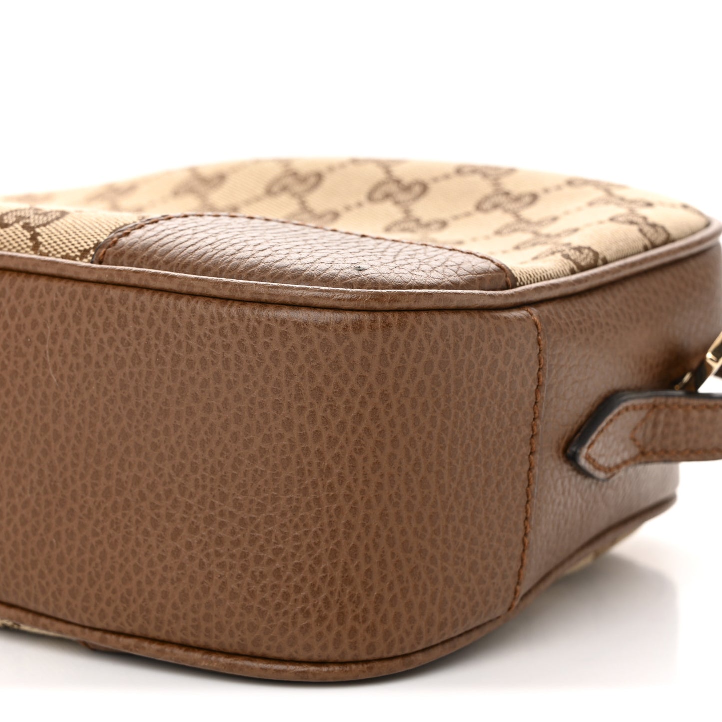 Monogram Mini Bree Messenger Bag Beige Tabacco