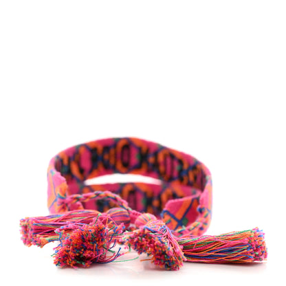 Christian Dior Woven Cotton J Adior Friendship Bracelet Set Pink Multicolor 3 of 5