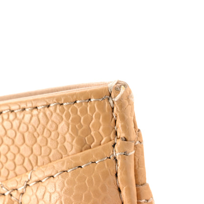 Chanel Caviar Quilted Card Holder Light Beige 9 of 10
