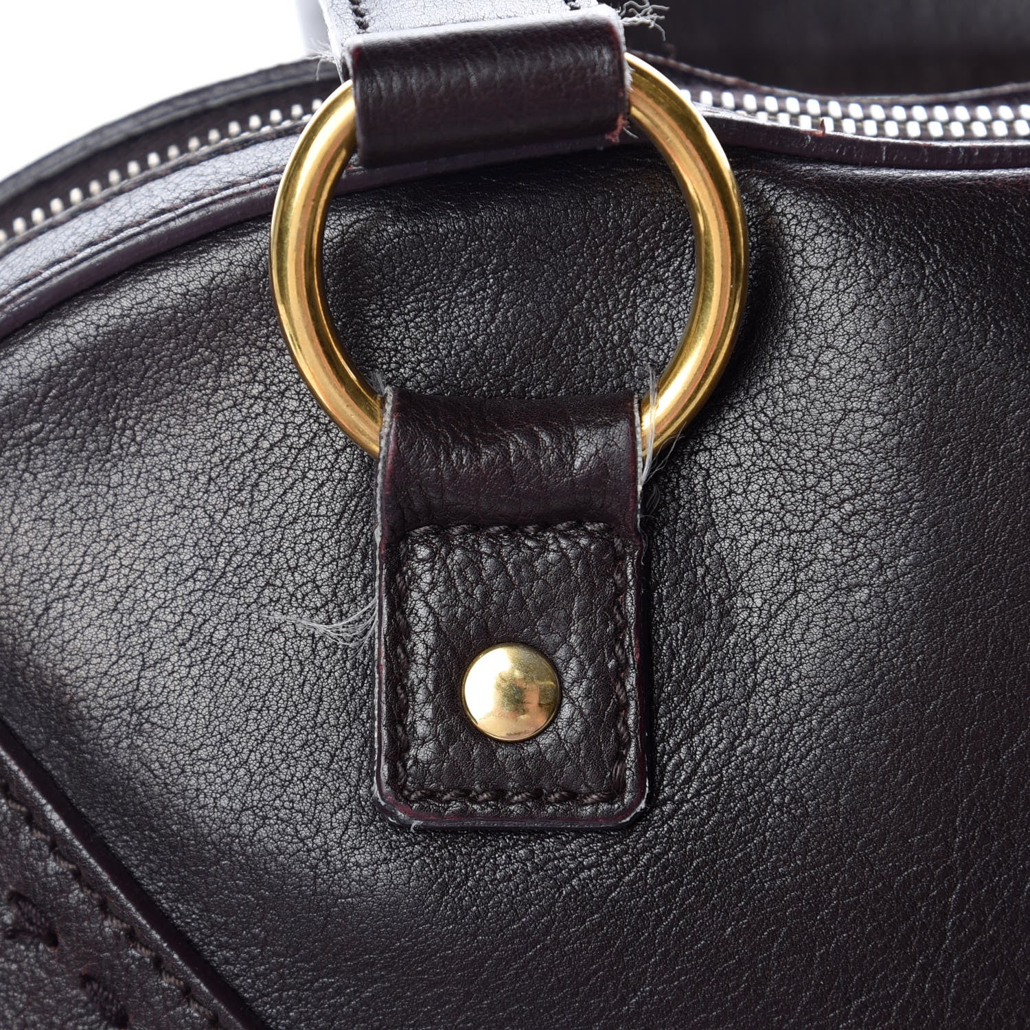 Saint Laurent Calfskin Medium Muse Dark Brown 16 of 26