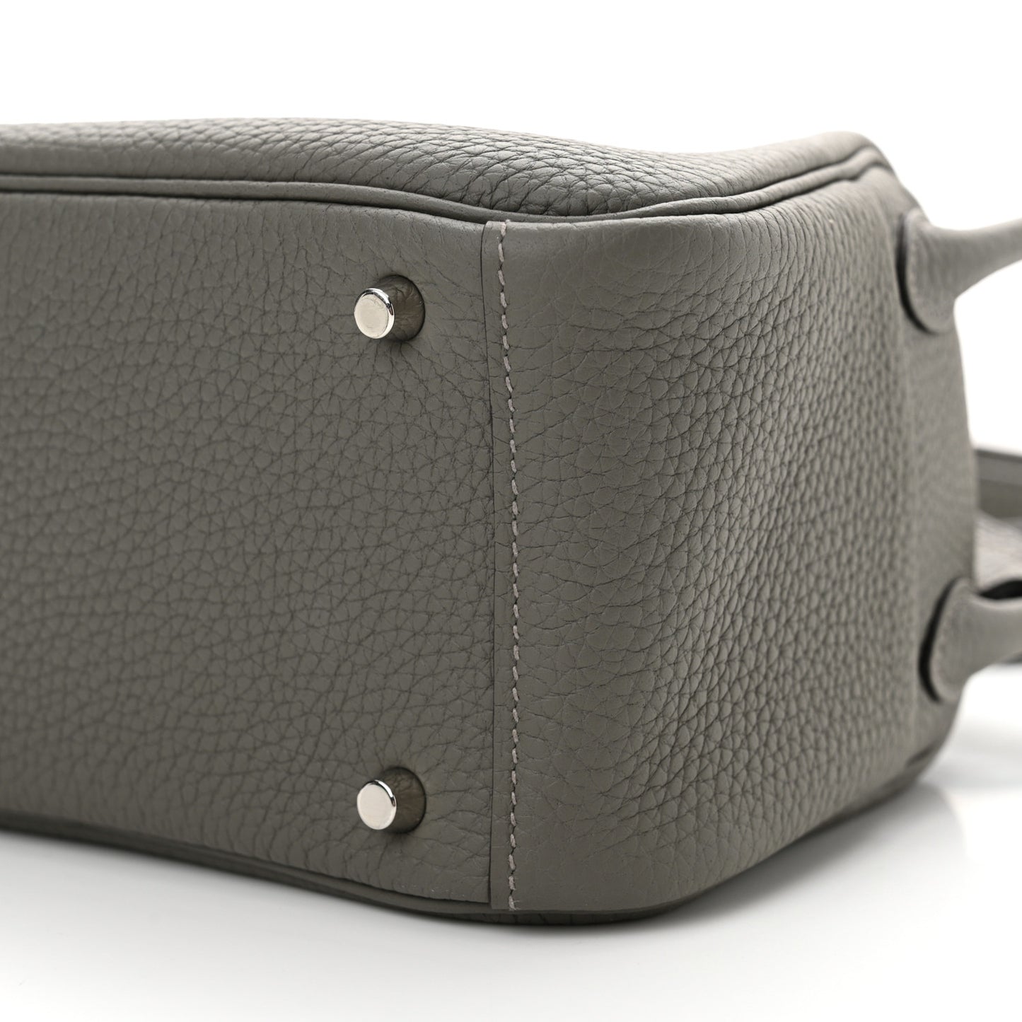 Taurillon Clemence Mini Lindy 20 Gris Meyer