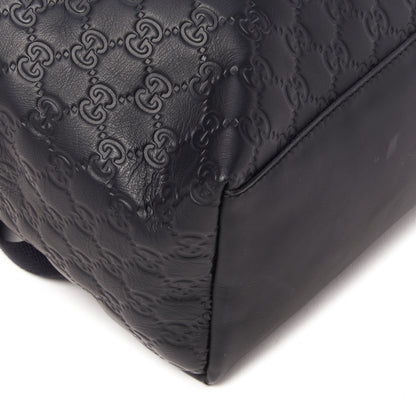 Gucci Guccissima Classic Backpack Black 6 of 9