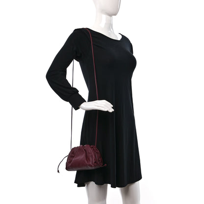 Bottega Veneta Butter Calfskin The Mini Pouch Bordeaux 2 of 8