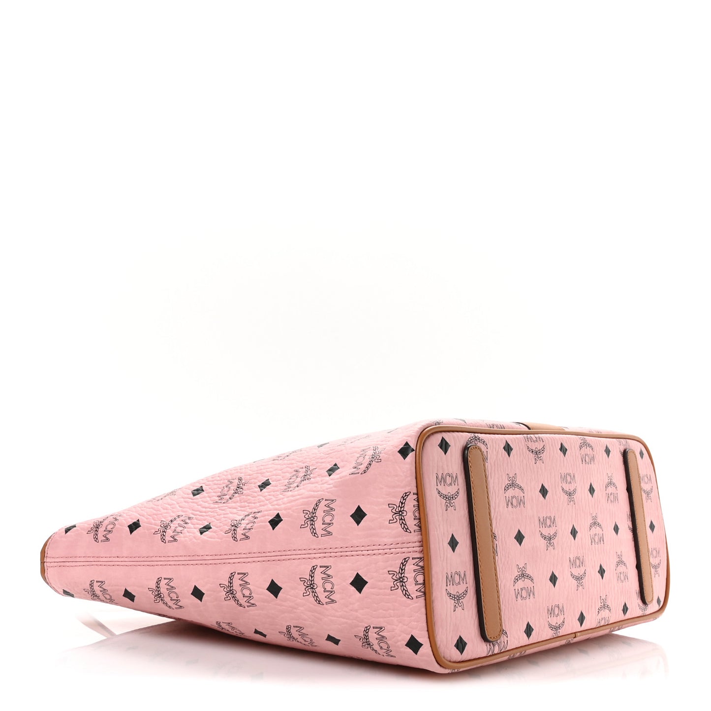 Visetos Medium Anya Zip Top Shopper Tote Soft Pink