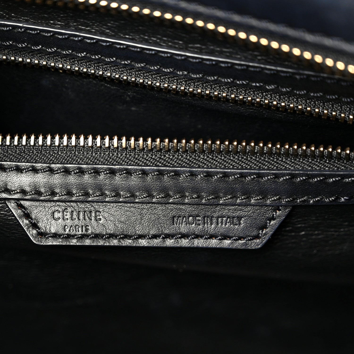 Celine Smooth Calfskin Mini Luggage Black 6 of 11