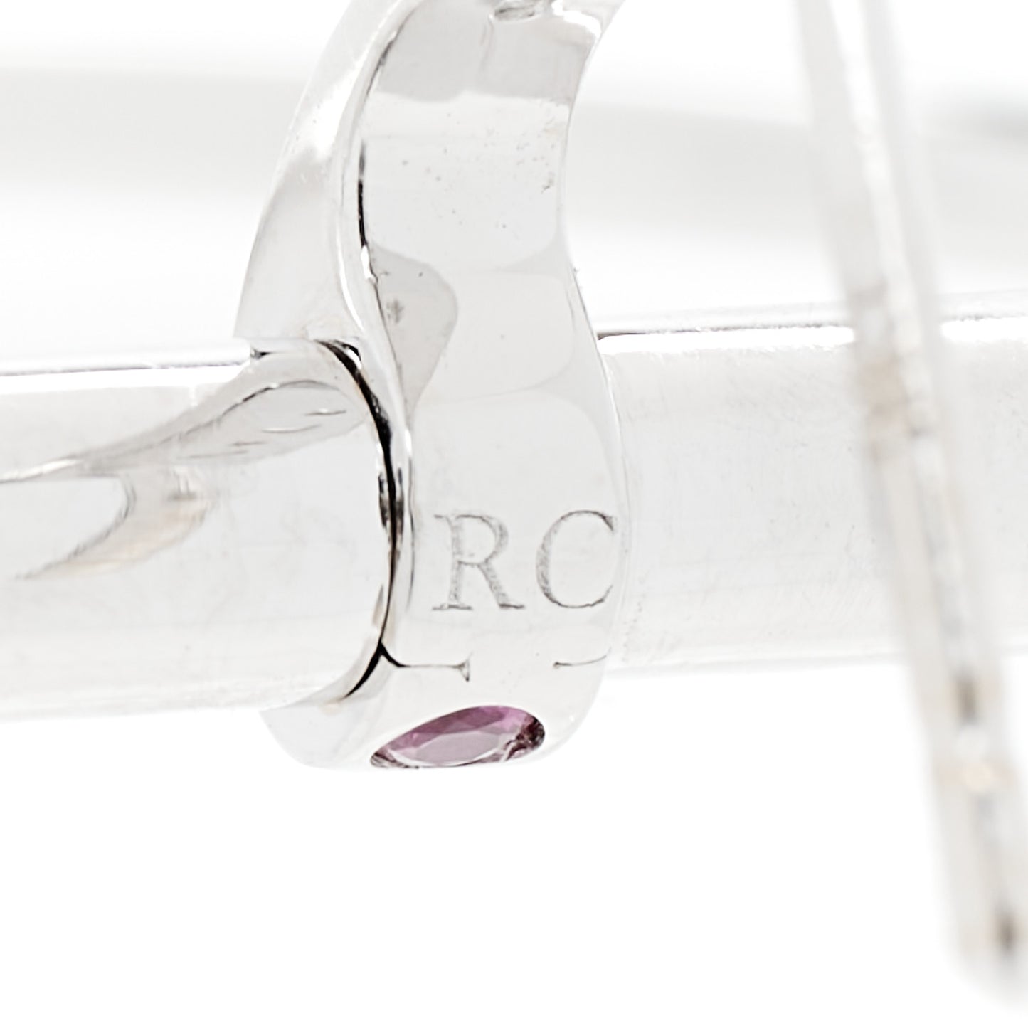 18K White Gold Diamond Classica Parisienne Round Drop Earrings