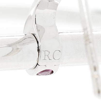 Roberto Coin 18K White Gold Diamond Classica Parisienne Round Drop Earrings 4 of 5