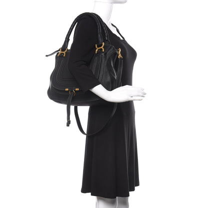 Chloe Calfskin Medium Marcie Satchel Black 3 of 11