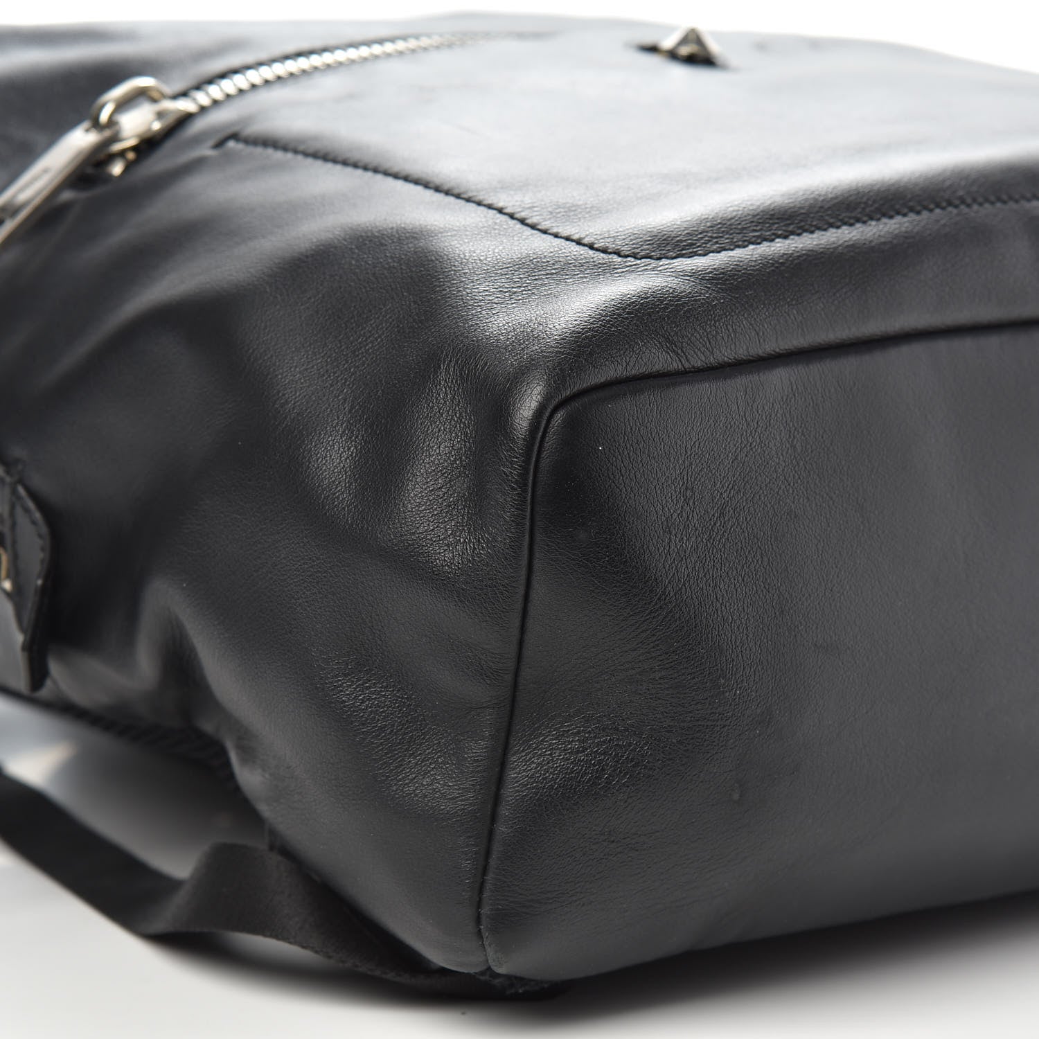 Fendi Calfskin Faces Backpack Black 7 of 12