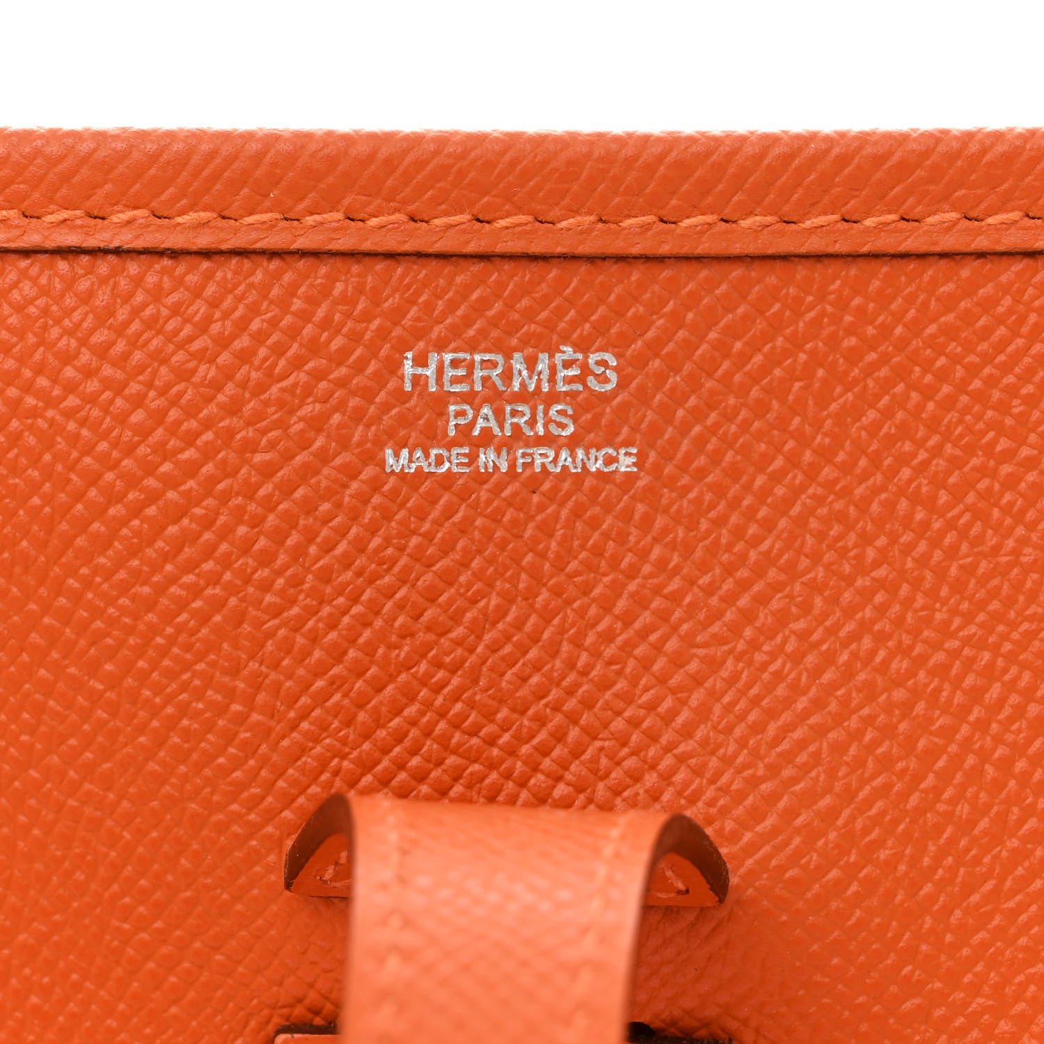 Hermes Epsom Evelyne III PM Orange 6 of 10