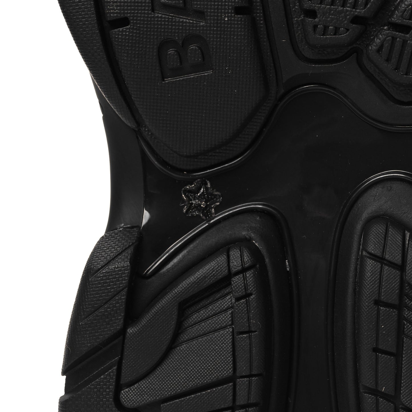 Neoprene Rubber Thong Sandals 37 Black