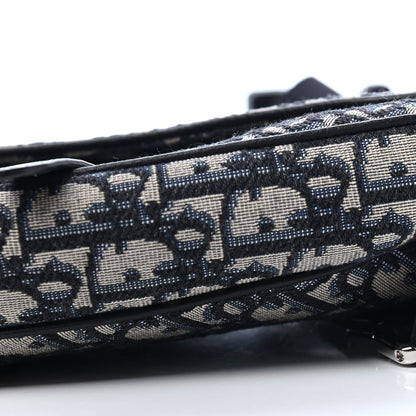 Christian Dior Oblique Mens Saddle Bag Blue 8 of 8
