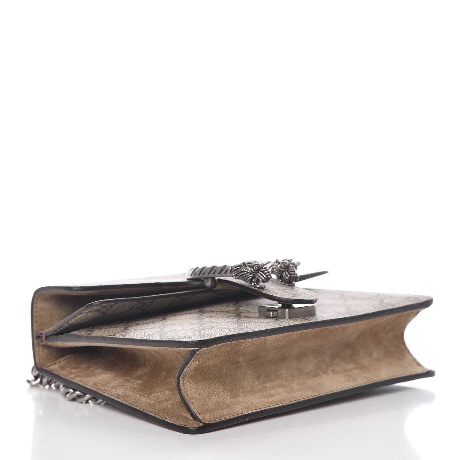 Gucci GG Supreme Monogram Mini Dionysus Shoulder Bag Taupe 4 of 12