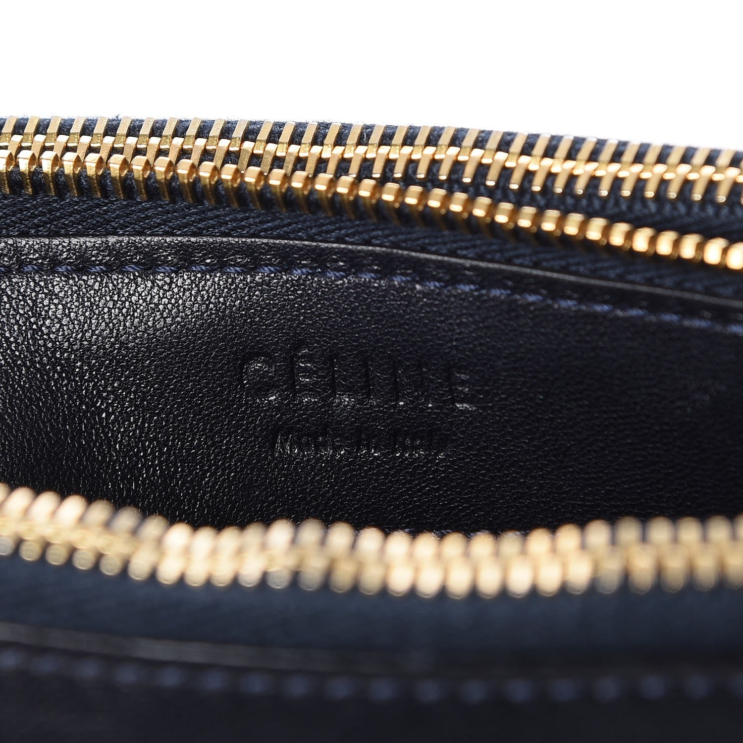 Celine Lambskin Small Trio Crossbody Bag Dark Blue 6 of 7