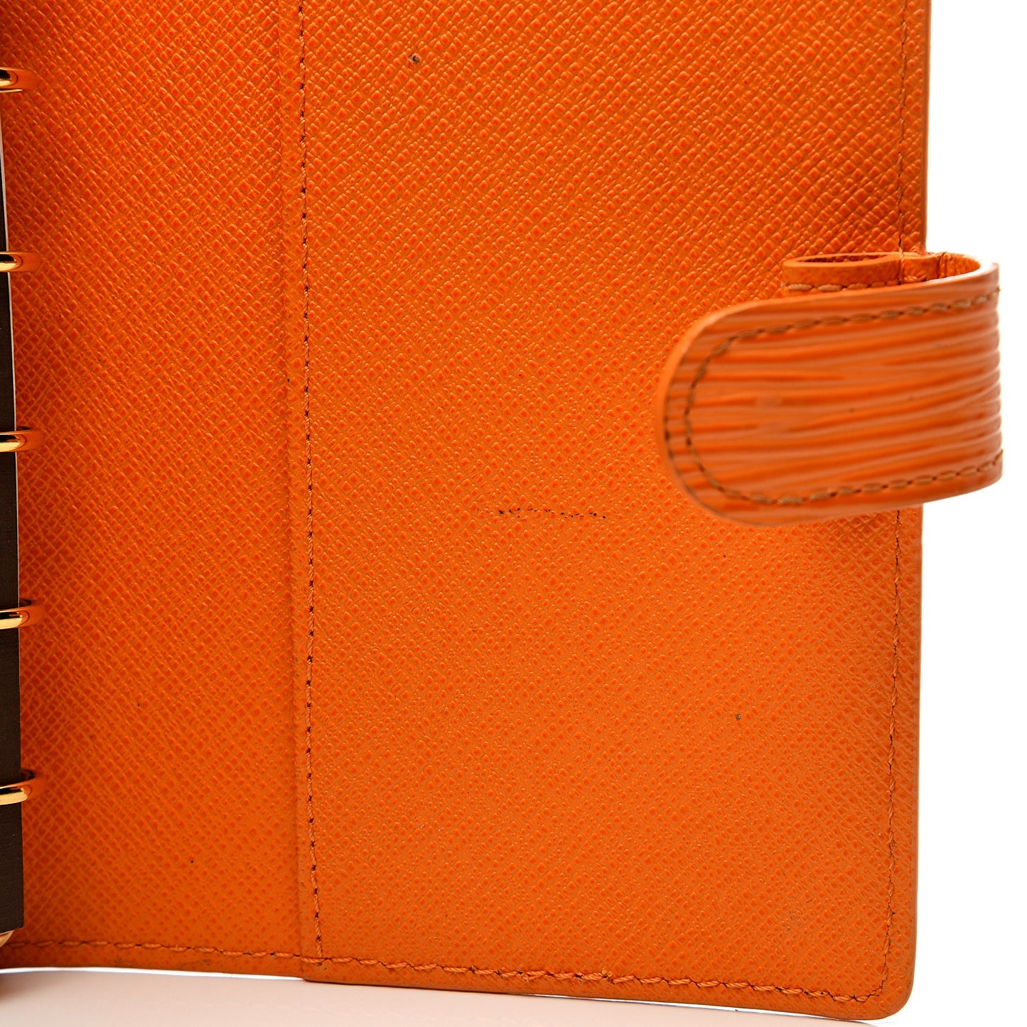 Epi Small Ring Agenda Cover Mandarin