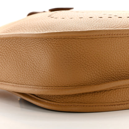 Hermes Taurillon Clemence Evelyne III PM Biscuit 9 of 14