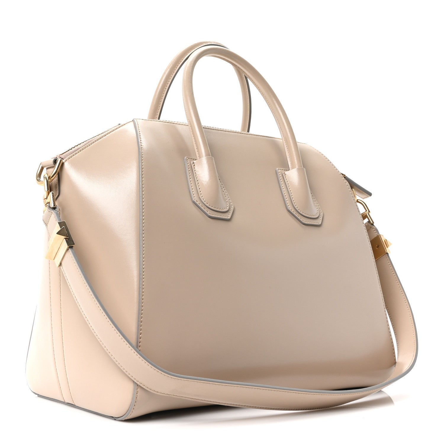 Givenchy Shiny Lord Calfskin Medium Antigona Sand 3 of 10