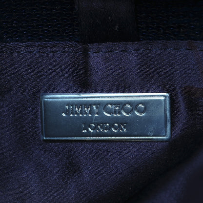 Jimmy Choo Sequin Bonny Shoulder Bag Ultraviolet 18 of 27