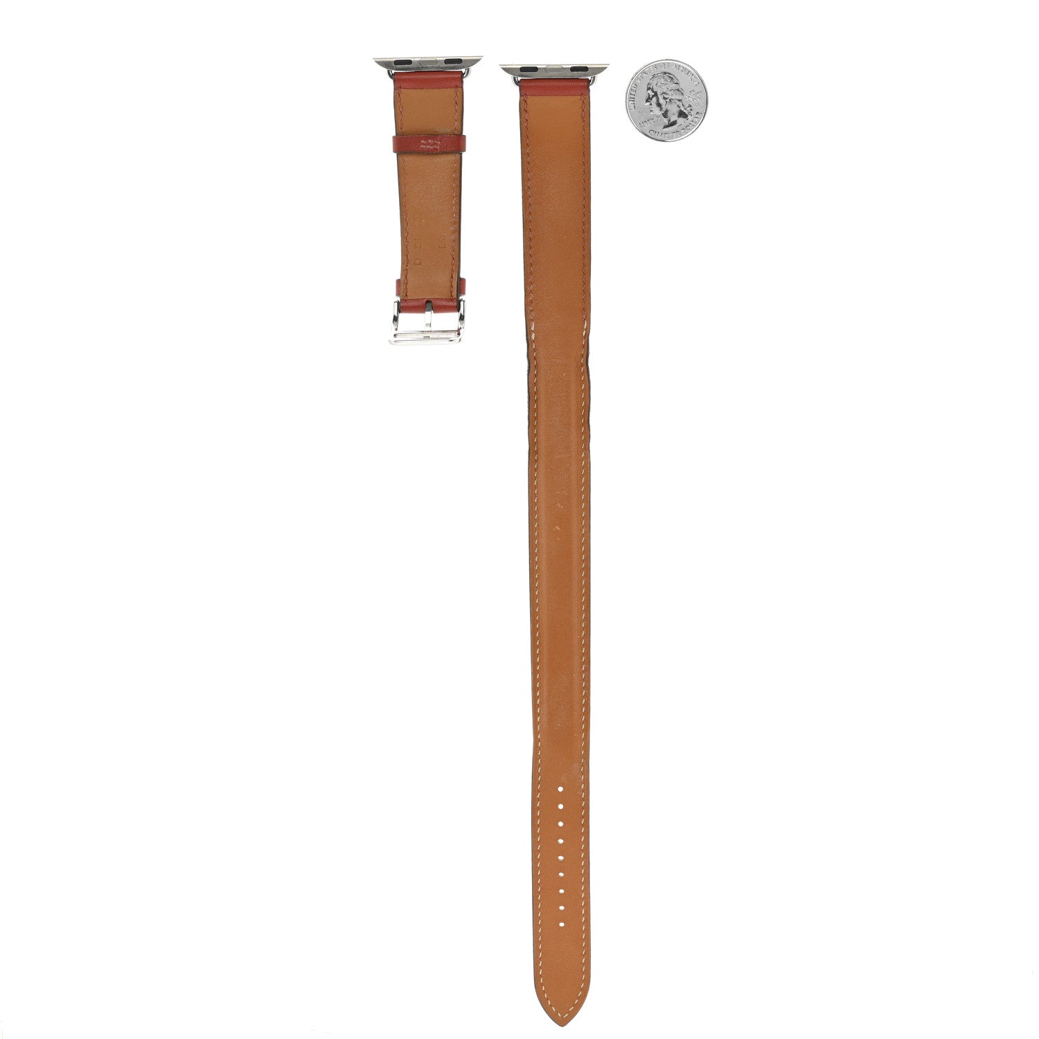 Hermes Swift Cavalleria Print 40mm Apple Double Tour Watch Strap 2 of 6