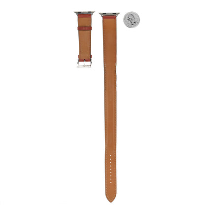 Hermes Swift Cavalleria Print 40mm Apple Double Tour Watch Strap 2 of 6