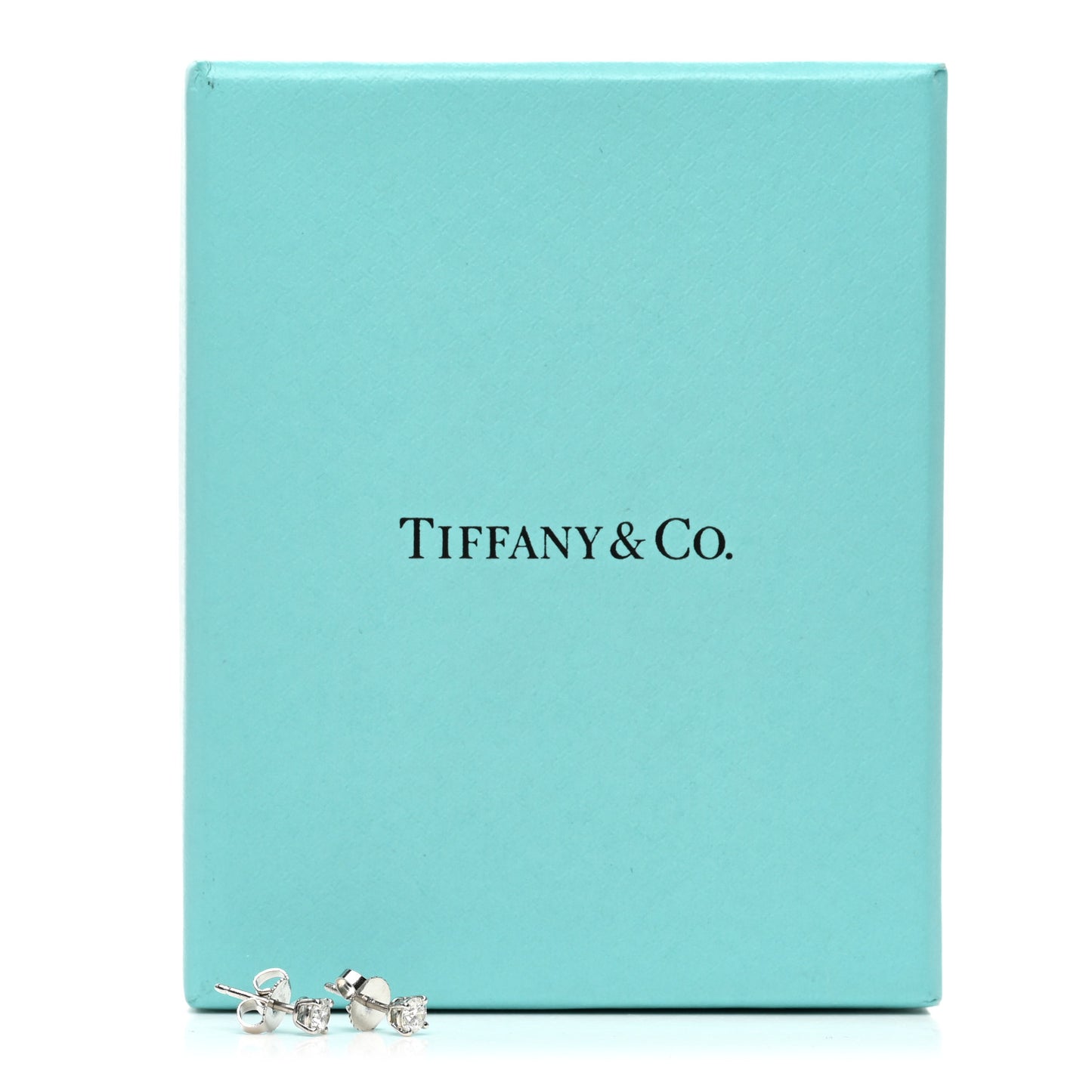 Platinum Diamond .32ctw Solitaire Earrings