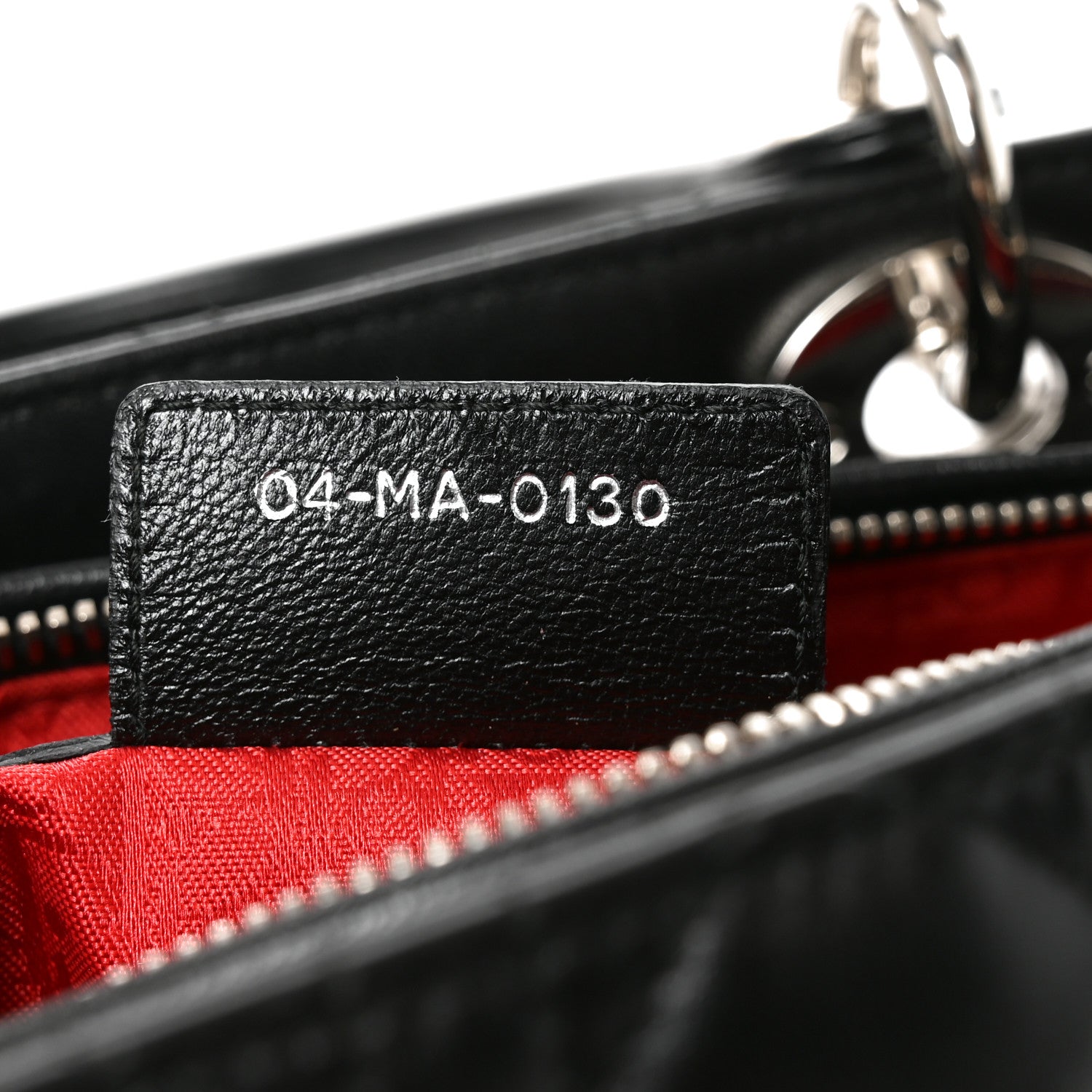 Christian Dior Lambskin Cannage Large Lady Dior Black 7 of 10