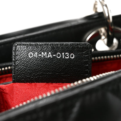 Christian Dior Lambskin Cannage Large Lady Dior Black 7 of 10