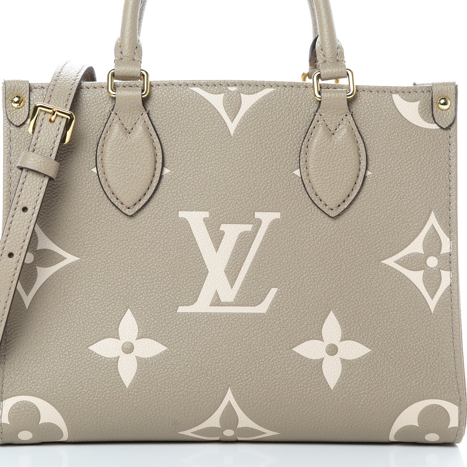 Louis Vuitton Empreinte Monogram Giant Onthego PM Tourterelle Creme 8 of 11