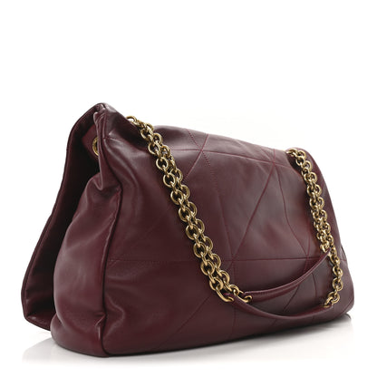Saint Laurent Lambskin Matelasse Monogram Large Jamie 4.3 New Dark Bordeaux 3 of 10