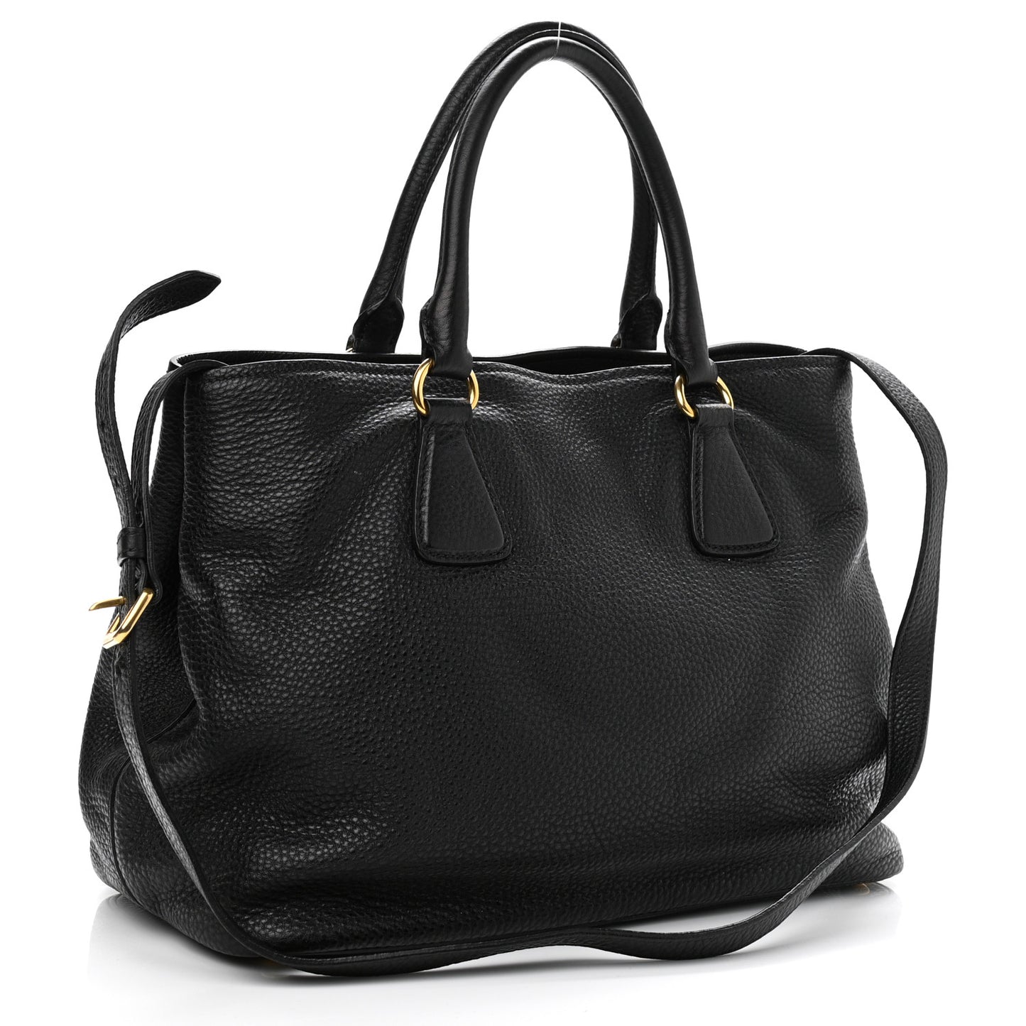 Vitello Daino Tote Black