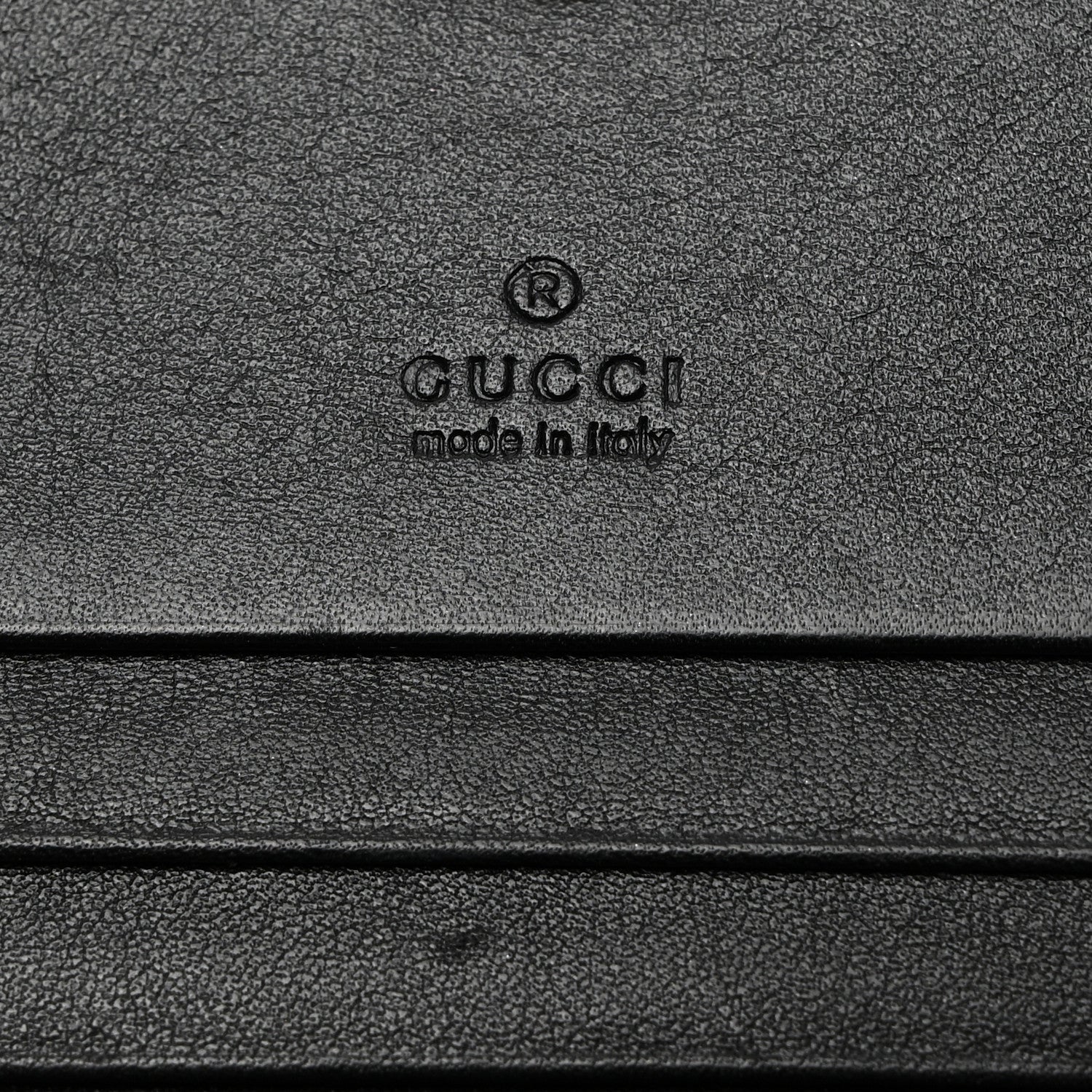 Gucci Calfskin Matelasse GG Marmont Card Case Wallet Black 6 of 7