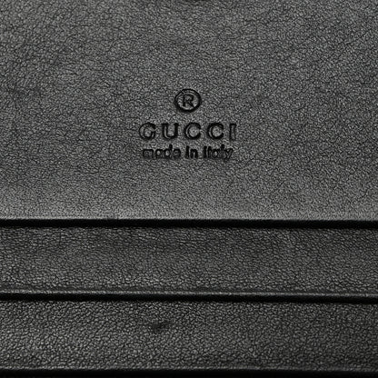 Gucci Calfskin Matelasse GG Marmont Card Case Wallet Black 6 of 7